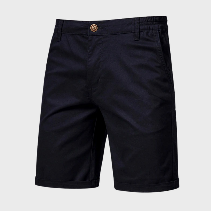 Casual men's cotton shorts – Luca-Black-XS-State of Style