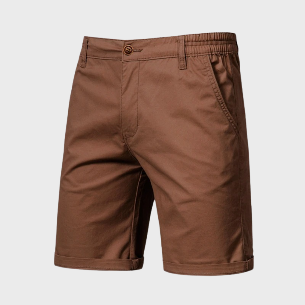 Casual men's cotton shorts – Luca-Brown-XS-State of Style