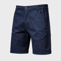 Casual men's cotton shorts – Luca-Dark blue-XS-State of Style
