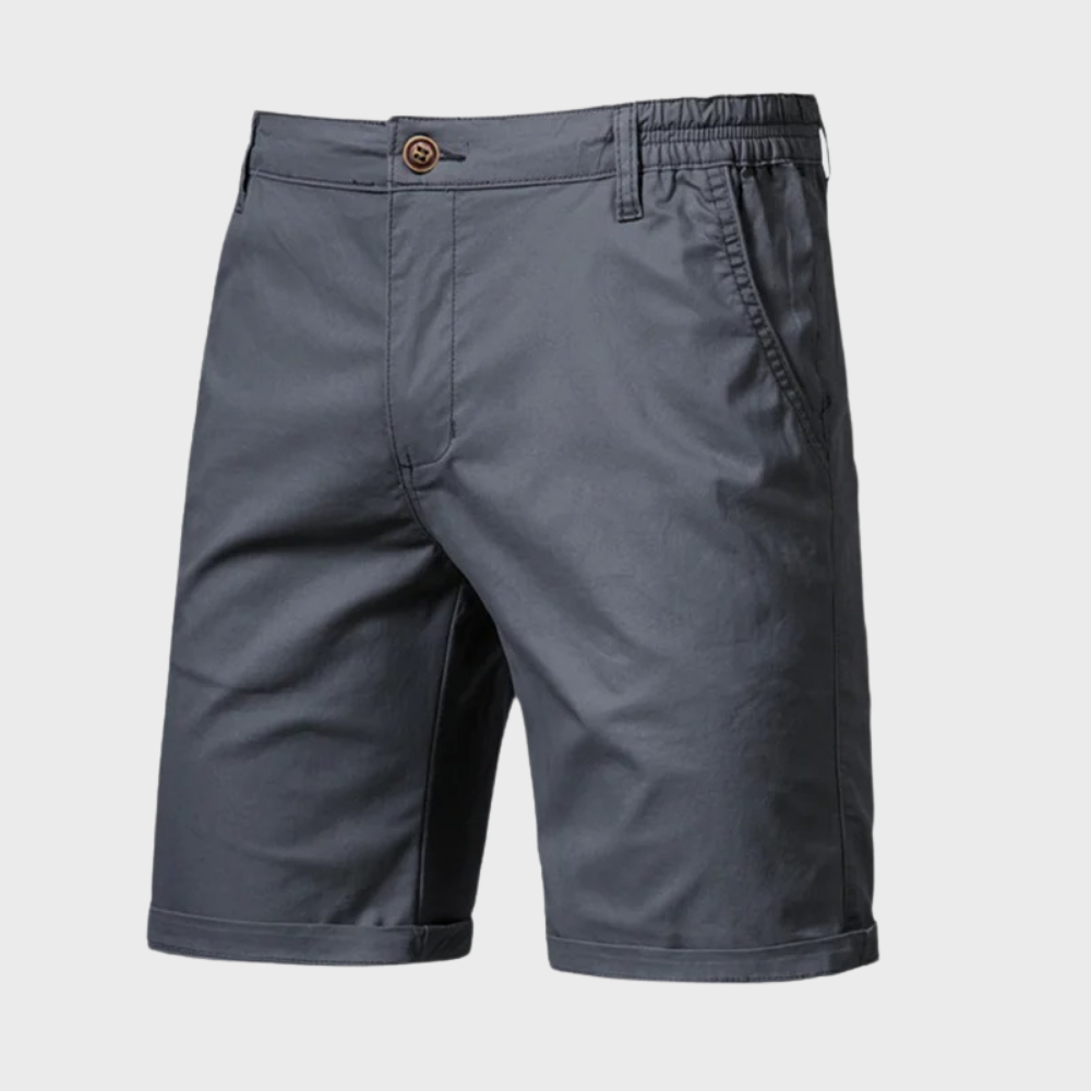 Casual men's cotton shorts – Luca-Gray-XS-State of Style