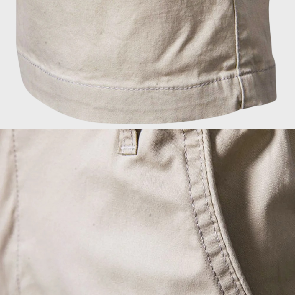 Casual men's cotton shorts – Luca-Green-XS-State of Style