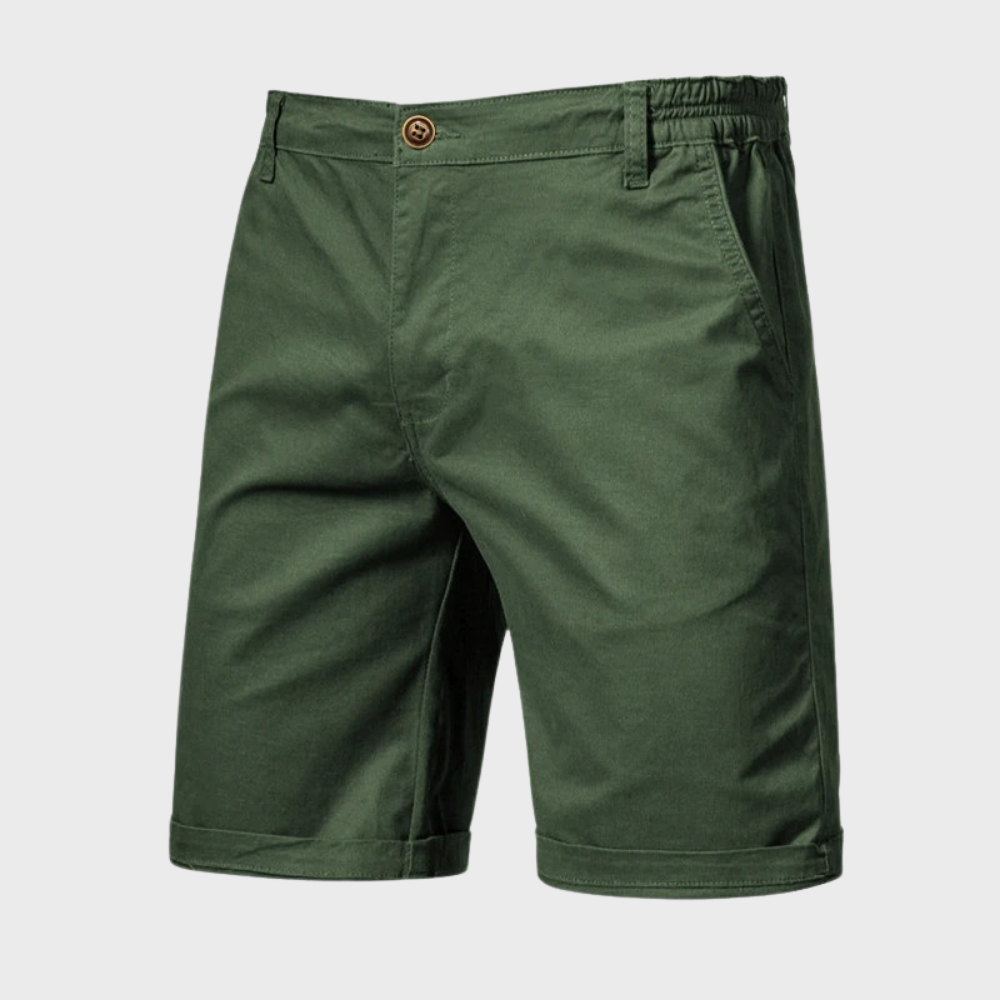 Casual men's cotton shorts – Luca-Green-XS-State of Style