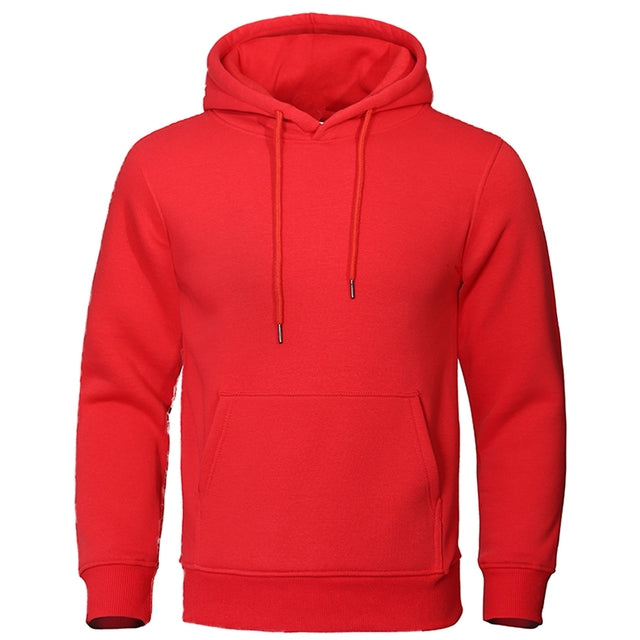 Casual Men's Hoodie - ChillCore-Red-M-State of Style