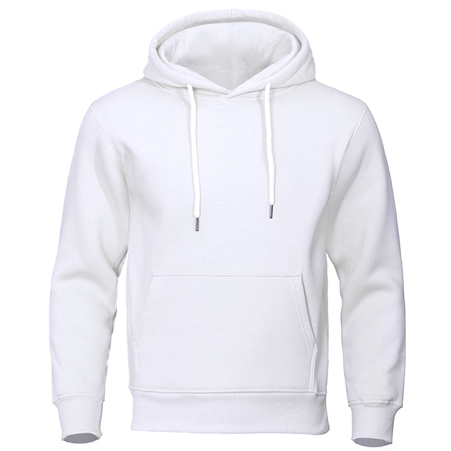 Casual Men's Hoodie - ChillCore-White-M-State of Style