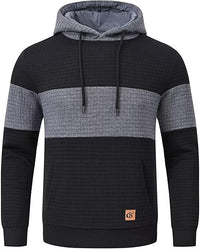 Casual Men's Hoodie - Timo-Blue Grey Stripe-S-State of Style