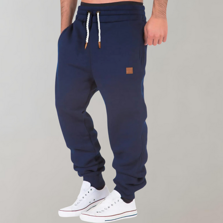 Casual Men's Jogging Trousers - Axel-Dark blue-S-State of Style