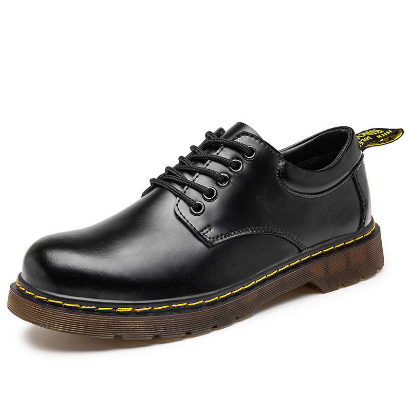 Casual Men's Lace-Up Shoes – Milo-Black-7-State of Style