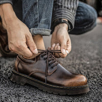 Casual Men's Lace-Up Shoes – Milo-Black-7-State of Style