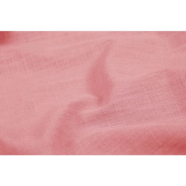 Casual men's linen shirt with long sleeves – Milan-Pink-S-State of Style