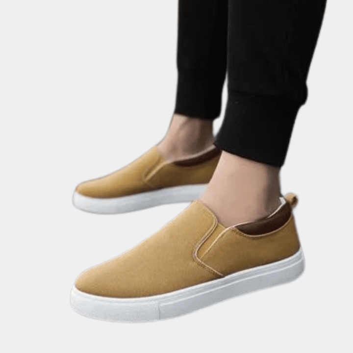 Casual men's slip-on shoes – Hugo-Khaki-6-State of Style