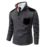 Casual Men's Sweater - Liam-Dark Grey-XS-State of Style