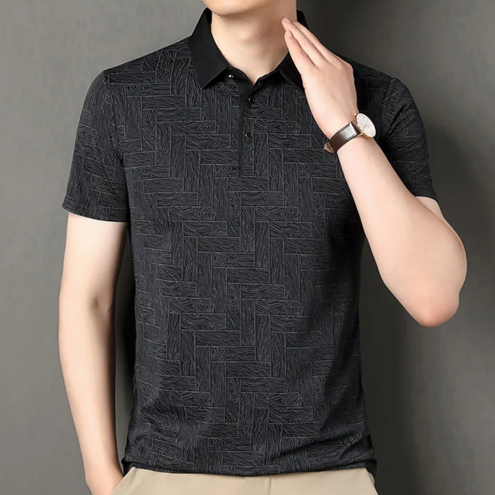 Casual Men's T-Shirt - Noah-Black-S-State of Style