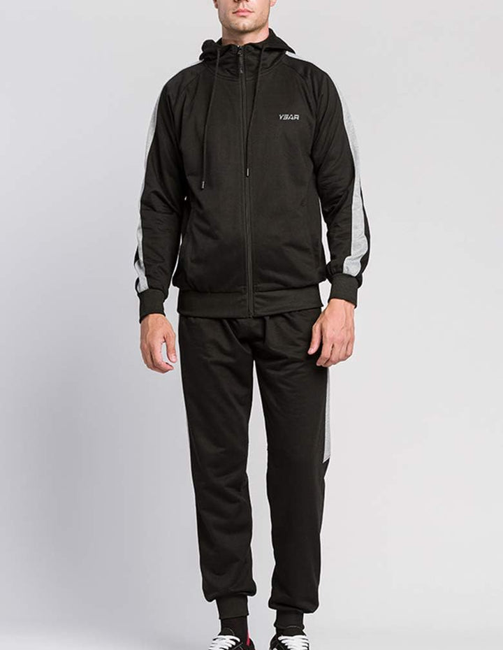 Casual Men's Tracksuit - Noah-Black-S-State of Style
