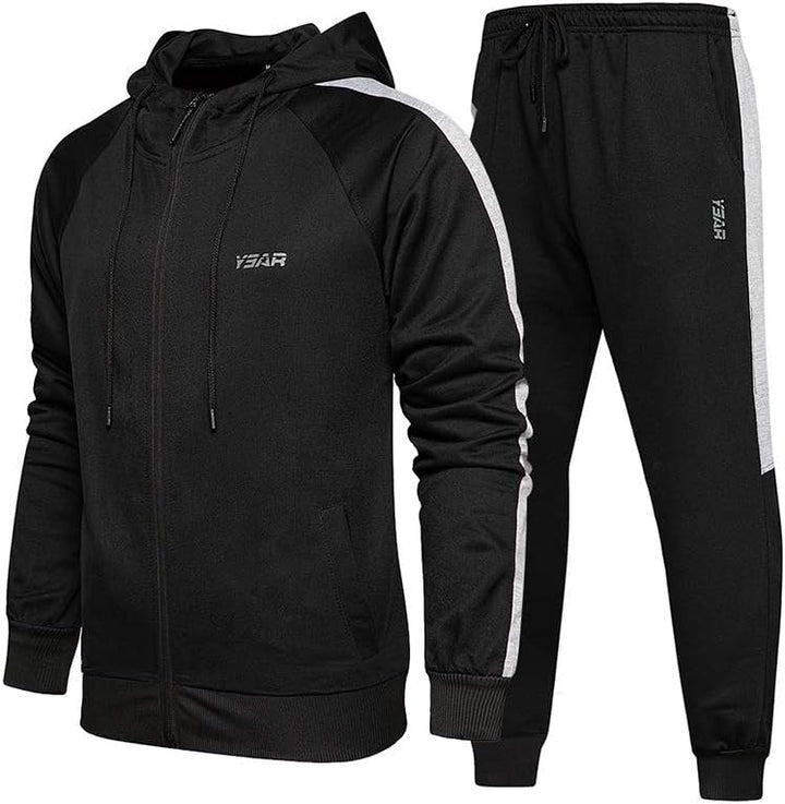 Casual Men's Tracksuit - Noah-Black-S-State of Style