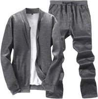Casual Men's Tracksuit - Noah-Dark Grey-S-State of Style