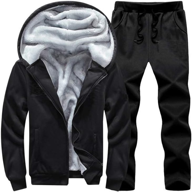 Casual Men's Tracksuit - Noah-Thick Black-S-State of Style