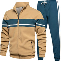 Casual Men's Tracksuit - Ryan-Khaki-S-State of Style