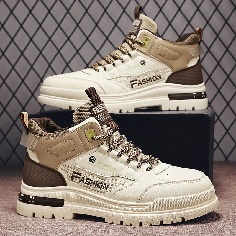 Casual Men's Walking Shoes – Nico-Brown Blue-6-State of Style