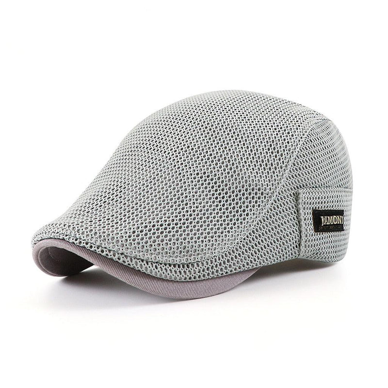 Casual Mesh Beret for Men - AirFlow-Grey-State of Style