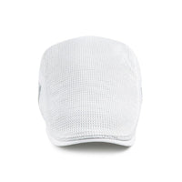 Casual Mesh Beret for Men - AirFlow-White-State of Style