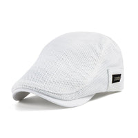 Casual Mesh Beret for Men - AirFlow-White-State of Style