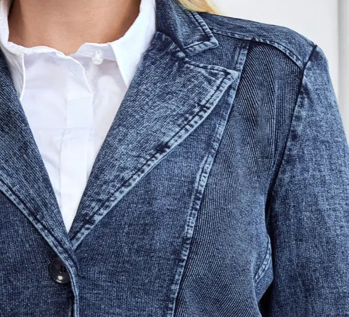 Casual Plus Size Denim Suit | Comfortable & Stylish-50-State of Style