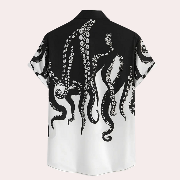 Casual Printed Shirt for Men - Luca-S-State of Style