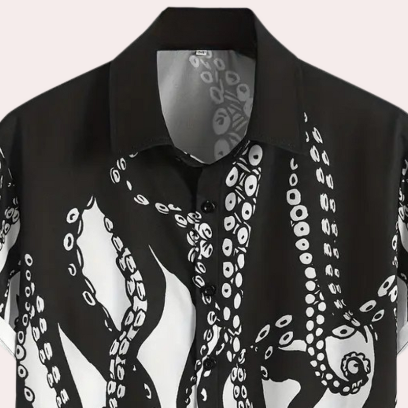 Casual Printed Shirt for Men - Luca-S-State of Style