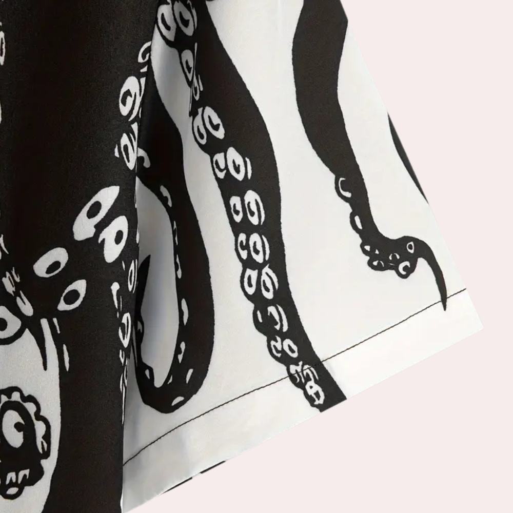 Casual Printed Shirt for Men - Luca-S-State of Style