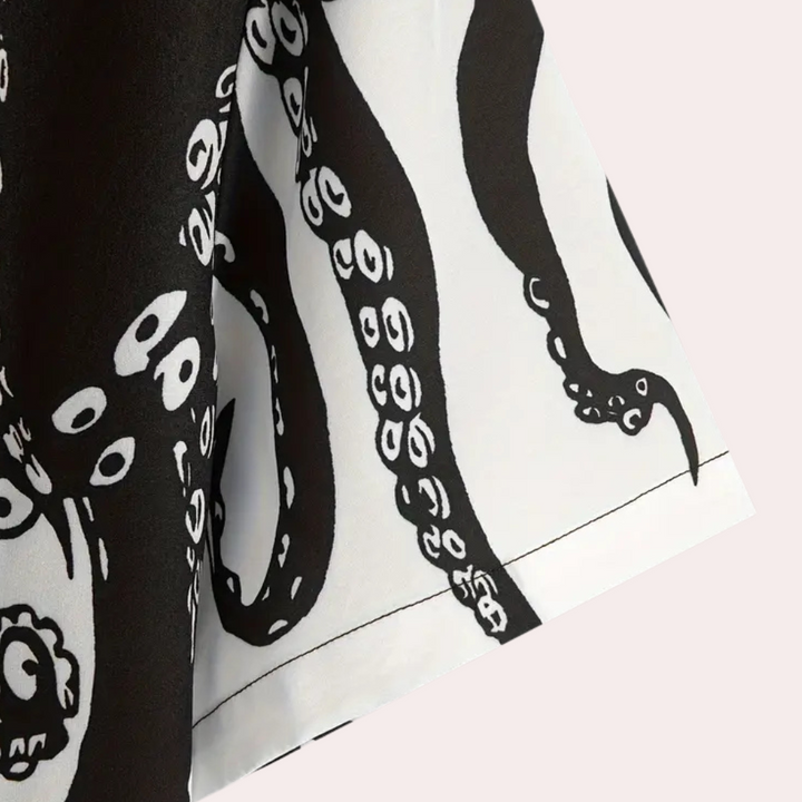 Casual Printed Shirt for Men - Luca-S-State of Style