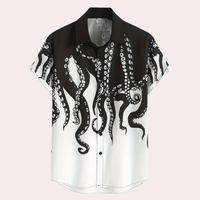 Casual Printed Shirt for Men - Luca-S-State of Style