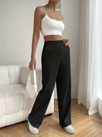 Casual Rib Corduroy Pants for Women – Elara-Black-XS-State of Style