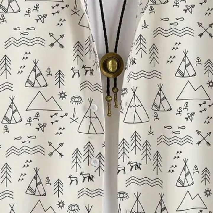 Casual Shirt with Print for Men - Emilio-S-State of Style