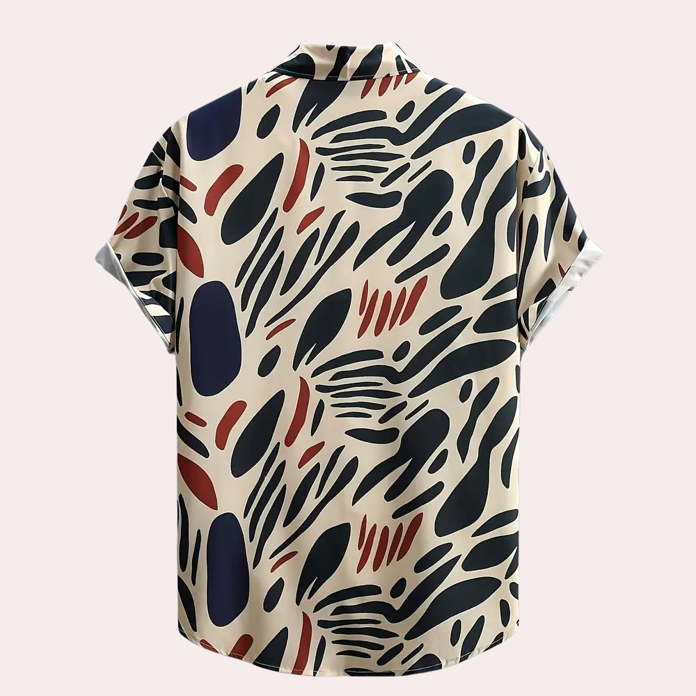 Casual Short Sleeve Shirt for Men - Rafael-S-State of Style