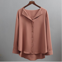 Casual Smooth Blouse | Elegant & Comfortable Everyday Top-Pink-S-State of Style