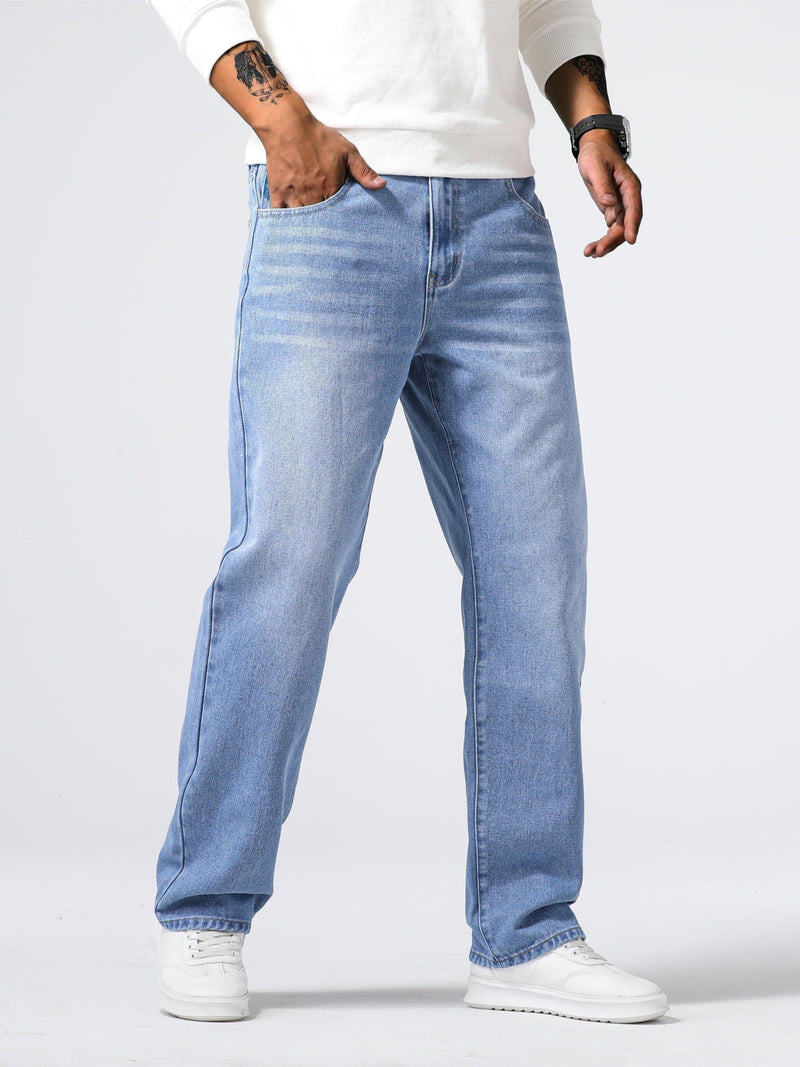 Casual Street Style Men's Jeans – Milan-Light blue-S-State of Style