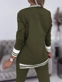 Casual Streetwear Striped Set - Sophie-Pink-M-State of Style