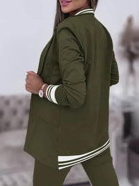 Casual Streetwear Striped Set - Sophie-Pink-M-State of Style