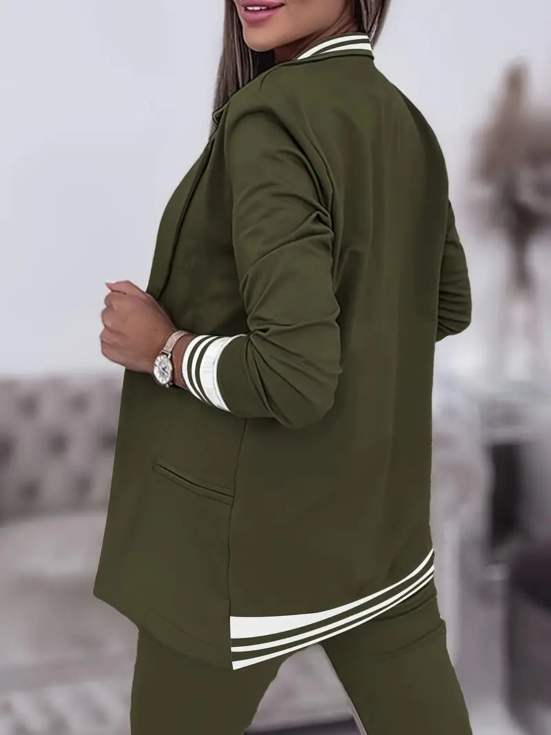 Casual Streetwear Striped Set - Sophie-Pink-M-State of Style