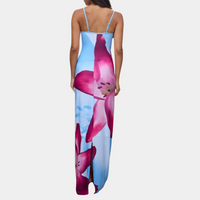 Casual Summer Dress with Figure Accent – Lucine-Light blue-S-State of Style