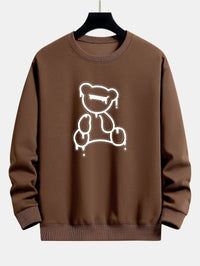 Casual Sweatshirt - BearLine-Coffee-S-State of Style