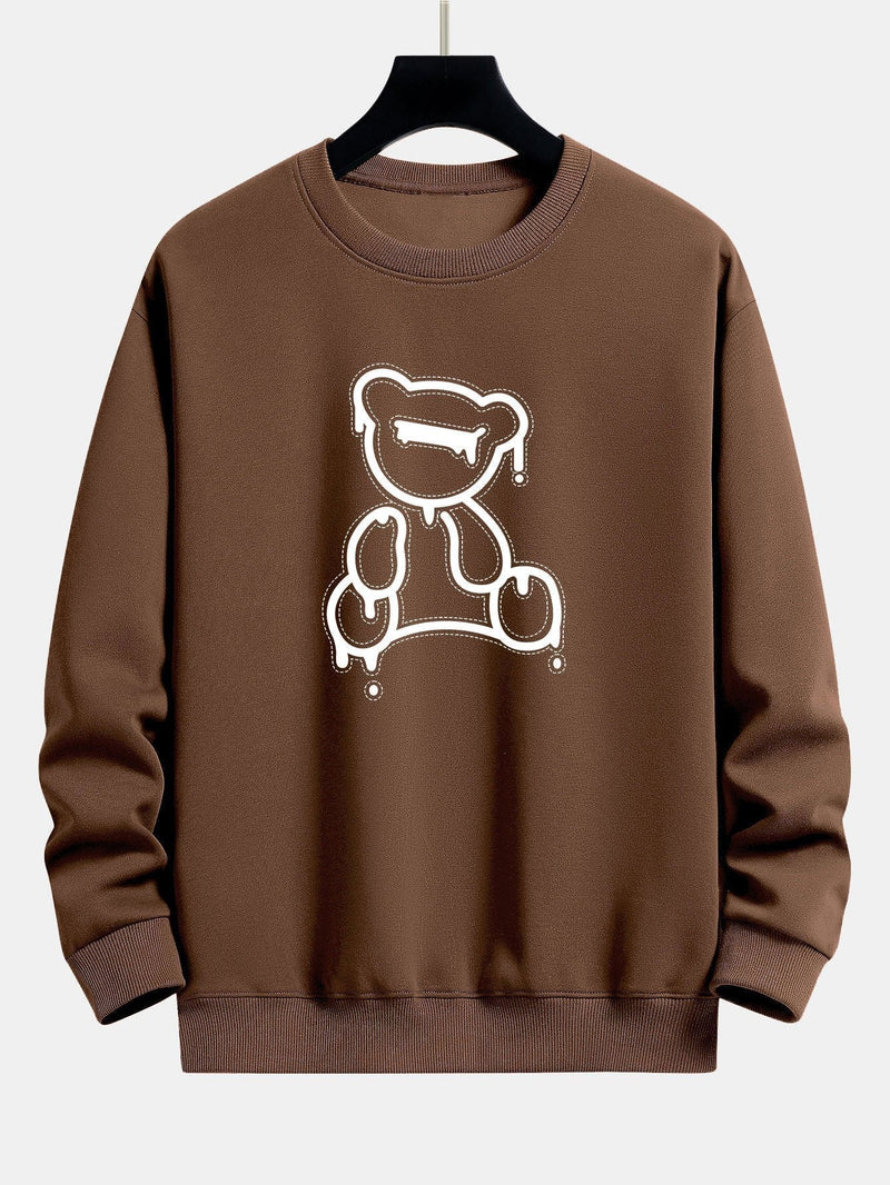 Casual Sweatshirt - BearLine-Coffee-S-State of Style