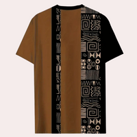 Casual T-Shirt with Colour Blocks for Men - Milo-S-State of Style