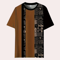 Casual T-Shirt with Colour Blocks for Men - Milo-S-State of Style