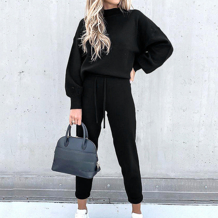 Casual Top And Skirt Set | Comfortable And Stylish-Black-S-State of Style