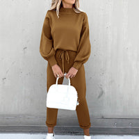 Casual Top And Skirt Set | Comfortable And Stylish-Coffee-S-State of Style