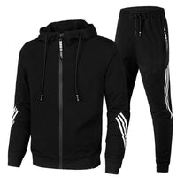 Casual Tracksuit - Ethan-Black-S-State of Style