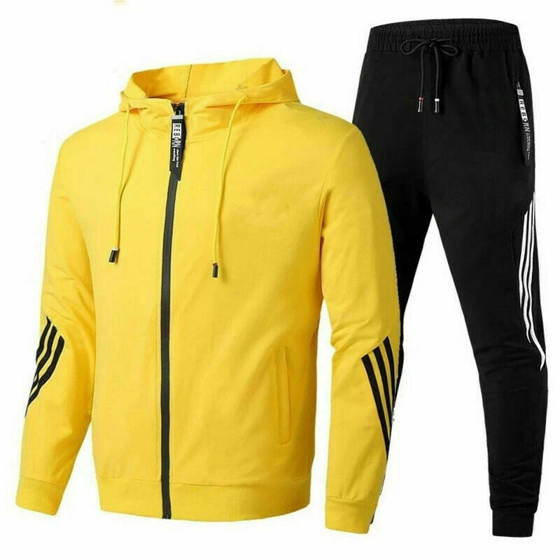 Casual Tracksuit - Ethan-Yellow-S-State of Style
