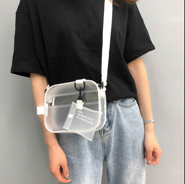 Casual Transparent Bag | Trendy & Versatile Clear Handbag-State of Style