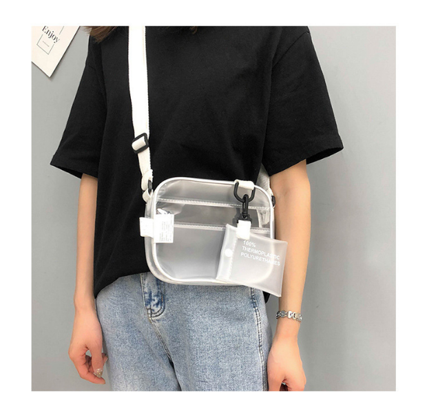 Casual Transparent Bag | Trendy & Versatile Clear Handbag-State of Style